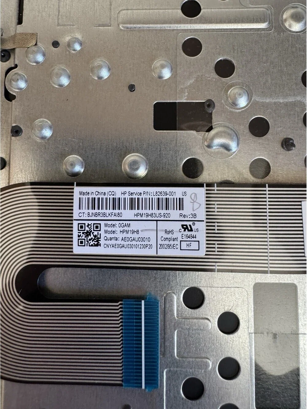 Compatible HP Chromebook 11 G3 EE M49312-001 L92214-001 keyboard replacement